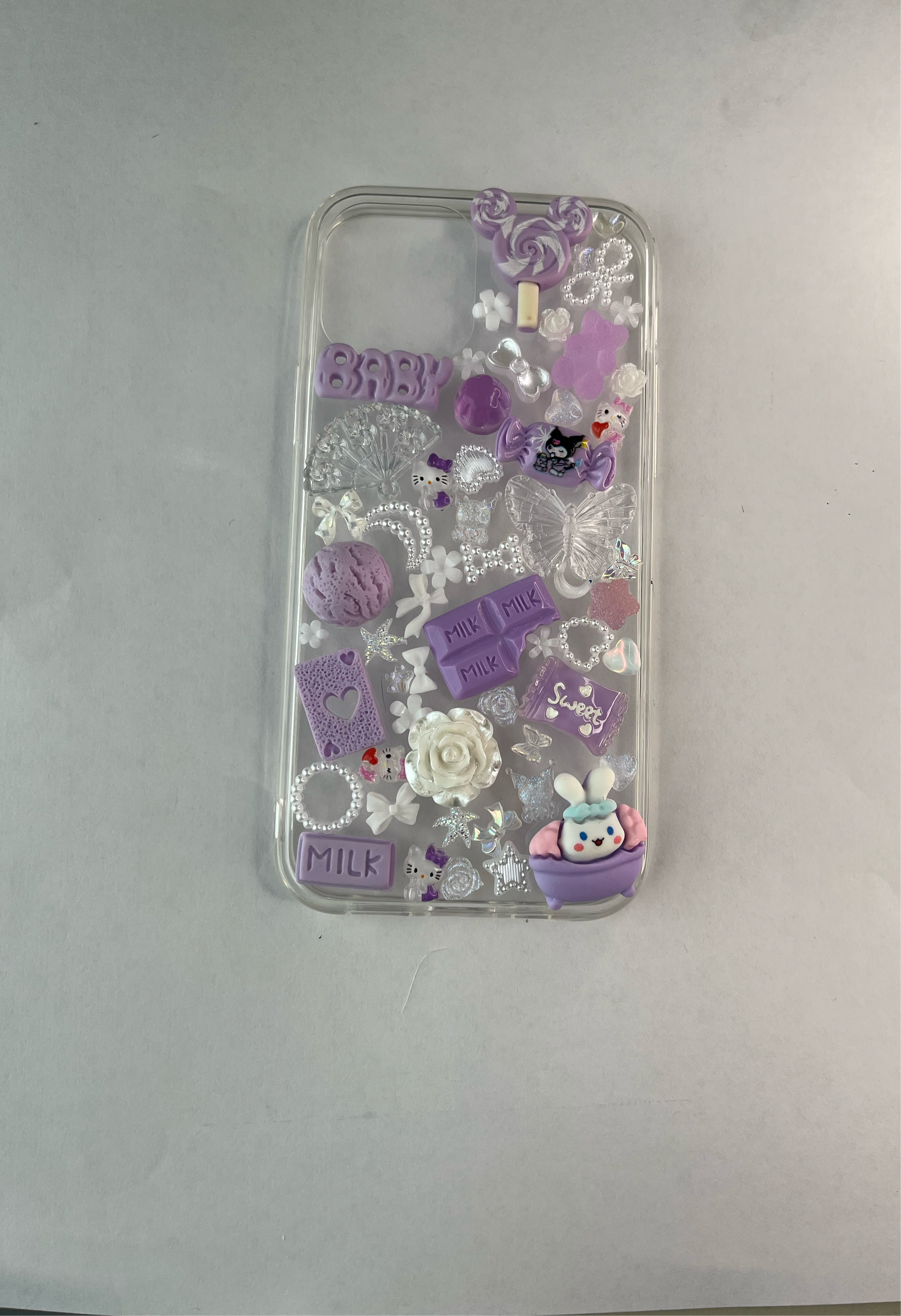 Custom Purple iPhone Case - Personalized Name Option - Fits iPhone 11 to 15 Pro Max The Rising Sun 723